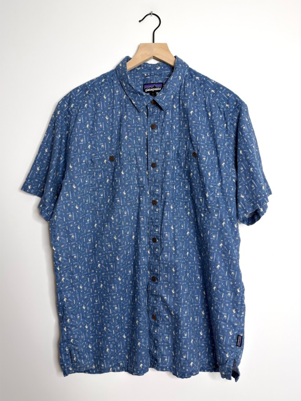 Patagonia Mens Step Back Short Sleeve Shirt